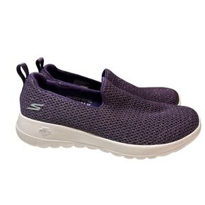 Skechers Air Cooled Goga Mat Ladies Shoes - Size 6 US - Purple God Flec -EUC